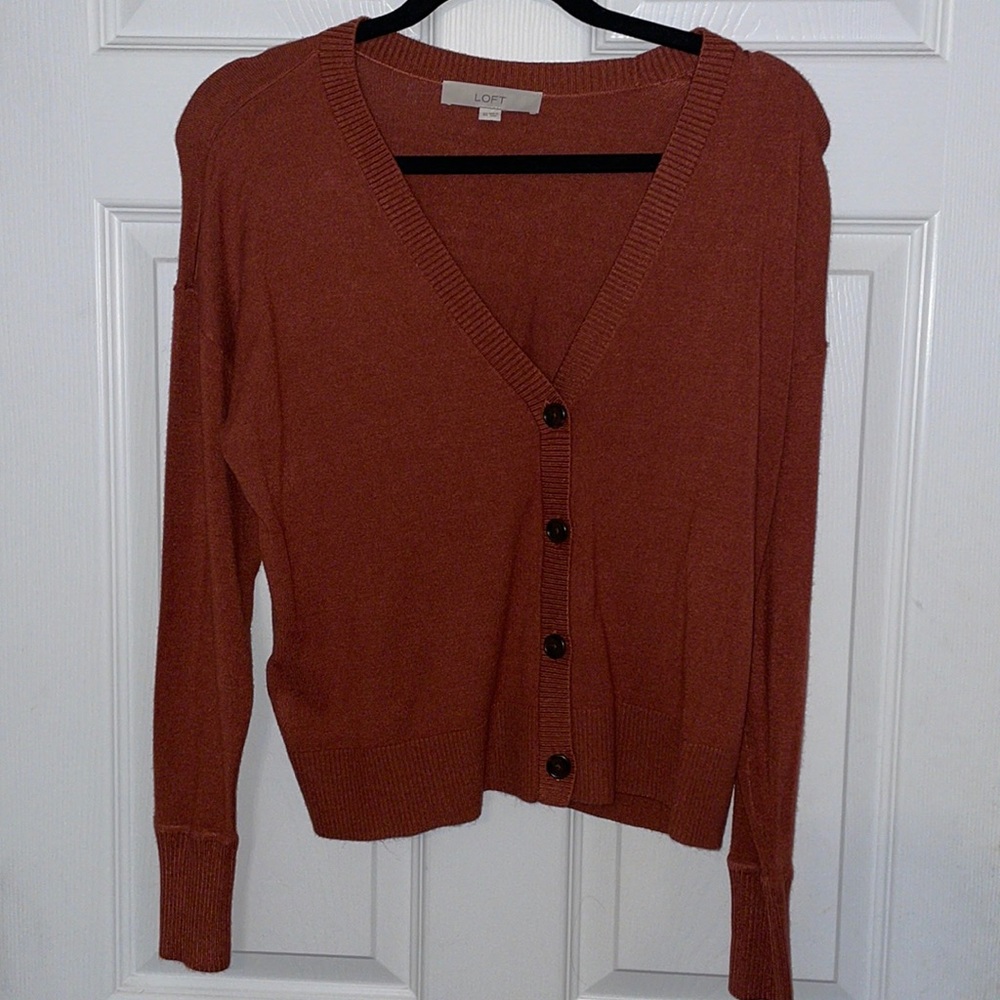 Rust Loft Cardigan